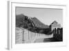 Great Wall in Black and White in Beijing, China-Songquan Deng-Framed Photographic Print