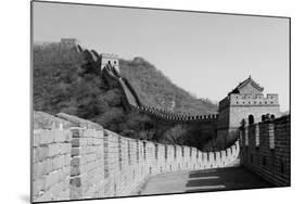 Great Wall in Black and White in Beijing, China-Songquan Deng-Mounted Photographic Print