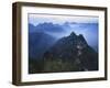 Great Wall in Early Morning Mist, China-Keren Su-Framed Photographic Print