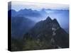 Great Wall in Early Morning Mist, China-Keren Su-Stretched Canvas