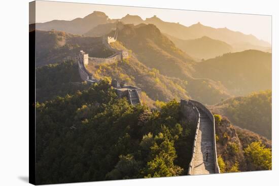 Great Wall; Jinshanling; Beijing; China-Peter Adams-Stretched Canvas