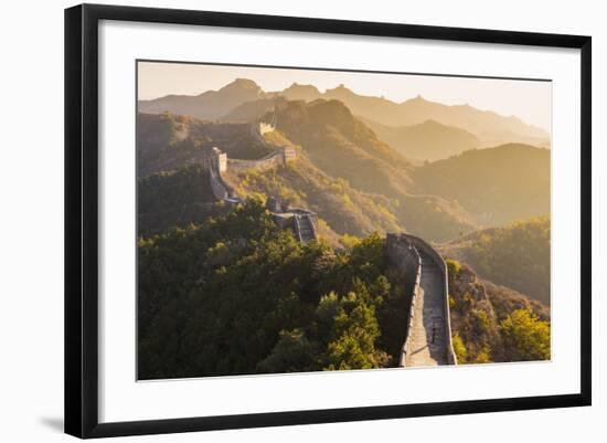 Great Wall; Jinshanling; Beijing; China-Peter Adams-Framed Photographic Print
