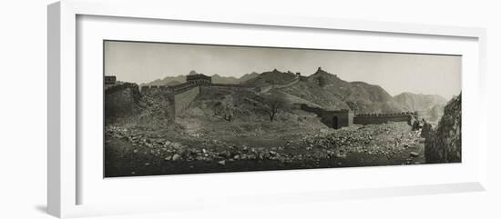 Great Wall of China, 1906 - Near Beijing-Waldemar Abegg-Framed Giclee Print