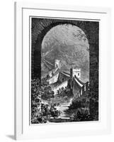 Great Wall of China, 19th Century-Dosso-Framed Giclee Print