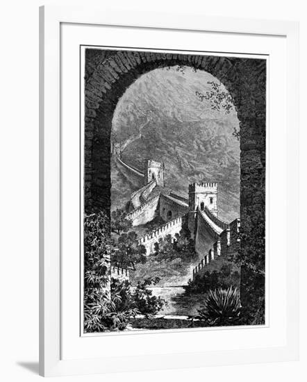 Great Wall of China, 19th Century-Dosso-Framed Giclee Print