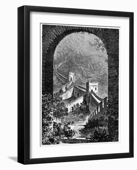 Great Wall of China, 19th Century-Dosso-Framed Giclee Print