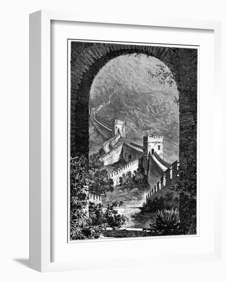 Great Wall of China, 19th Century-Dosso-Framed Giclee Print