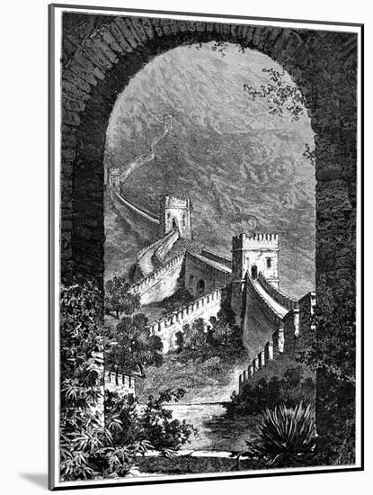 Great Wall of China, 19th Century-Dosso-Mounted Giclee Print