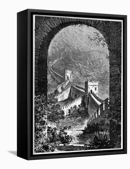 Great Wall of China, 19th Century-Dosso-Framed Stretched Canvas