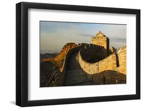 Great Wall of China and Jinshanling Mountains at sunrise, Jinshanling, China-Adam Jones-Framed Photographic Print