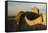 Great Wall of China and Jinshanling Mountains at sunrise, Jinshanling, China-Adam Jones-Framed Stretched Canvas