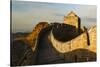 Great Wall of China and Jinshanling Mountains at sunrise, Jinshanling, China-Adam Jones-Stretched Canvas