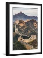 Great Wall of China and Jinshanling Mountains at sunrise, Jinshanling, China-Adam Jones-Framed Photographic Print