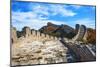 Great Wall Of China and Sky-null-Mounted Art Print