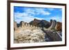 Great Wall Of China and Sky-null-Framed Art Print