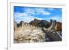 Great Wall Of China and Sky-null-Framed Art Print