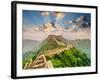 Great Wall of China at the Jinshanling Section-Sean Pavone-Framed Photographic Print