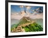 Great Wall of China at the Jinshanling Section-Sean Pavone-Framed Photographic Print