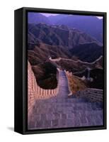 Great Wall of China, Badaling, China-Nicholas Pavloff-Framed Stretched Canvas