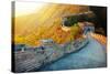 Great Wall of China in Autumn-Liang Zhang-Stretched Canvas