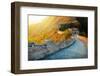 Great Wall of China in Autumn-Liang Zhang-Framed Photographic Print