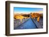 Great Wall of China in Autumn-Liang Zhang-Framed Photographic Print