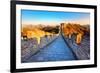 Great Wall of China in Autumn-Liang Zhang-Framed Photographic Print