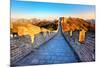 Great Wall of China in Autumn-Liang Zhang-Mounted Photographic Print