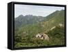 Great Wall of China, in Summer Time, Mutianyu, Near Beijing-Christian Kober-Framed Stretched Canvas