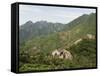 Great Wall of China, in Summer Time, Mutianyu, Near Beijing-Christian Kober-Framed Stretched Canvas