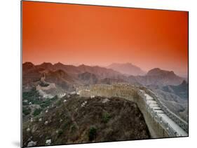 Great Wall of China, Jinshanling-Bill Bachmann-Mounted Photographic Print