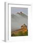 Great Wall of China on a Foggy Morning. Jinshanling, China-Darrell Gulin-Framed Photographic Print