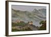 Great Wall of China on a Foggy Morning. Jinshanling, China-Darrell Gulin-Framed Photographic Print