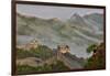 Great Wall of China on a Foggy Morning. Jinshanling, China-Darrell Gulin-Framed Photographic Print