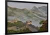 Great Wall of China on a Foggy Morning. Jinshanling, China-Darrell Gulin-Framed Photographic Print