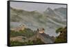 Great Wall of China on a Foggy Morning. Jinshanling, China-Darrell Gulin-Framed Stretched Canvas