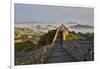 Great Wall of China on a Foggy Morning. Jinshanling, China-Darrell Gulin-Framed Photographic Print