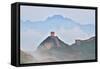 Great Wall of China on a Foggy Morning. Jinshanling, China-Darrell Gulin-Framed Stretched Canvas