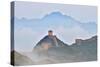 Great Wall of China on a Foggy Morning. Jinshanling, China-Darrell Gulin-Stretched Canvas