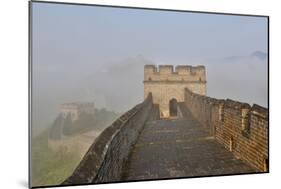 Great Wall of China on a Foggy Morning. Jinshanling, China-Darrell Gulin-Mounted Photographic Print