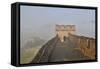 Great Wall of China on a Foggy Morning. Jinshanling, China-Darrell Gulin-Framed Stretched Canvas