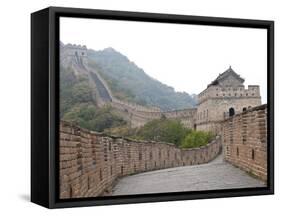 Great Wall of China, UNESCO World Heritage Site, Mutianyu, China, Asia-Kimberly Walker-Framed Stretched Canvas