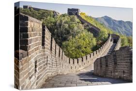 Great Wall of China, UNESCO World Heritage Site, Mutianyu, China, Asia-Janette Hill-Stretched Canvas