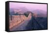 Great Wall of China, UNESCO World Heritage Site, Near Beijing, China, Asia-Nancy Brown-Framed Stretched Canvas