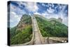 Great Wall of China. Unrestored Sections at Jinshanling.-SeanPavonePhoto-Stretched Canvas