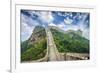 Great Wall of China. Unrestored Sections at Jinshanling.-SeanPavonePhoto-Framed Photographic Print