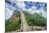 Great Wall of China. Unrestored Sections at Jinshanling.-SeanPavonePhoto-Mounted Photographic Print