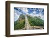 Great Wall of China. Unrestored Sections at Jinshanling.-SeanPavonePhoto-Framed Photographic Print