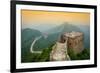 Great Wall of China. Unrestored Sections at Jinshanling-Sean Pavone-Framed Photographic Print