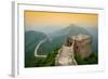 Great Wall of China. Unrestored Sections at Jinshanling-Sean Pavone-Framed Photographic Print